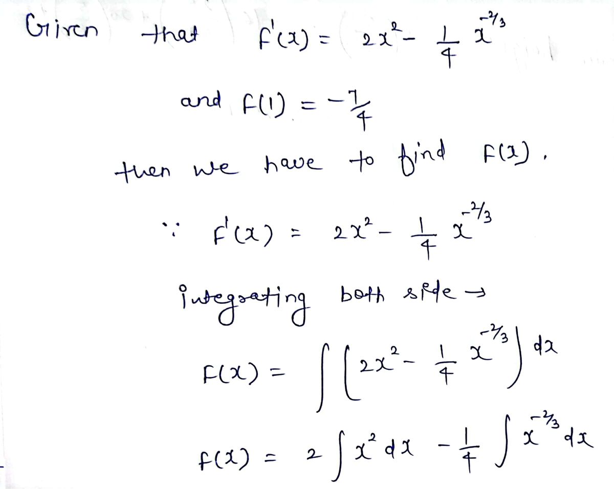 Calculus homework question answer, step 1, image 1